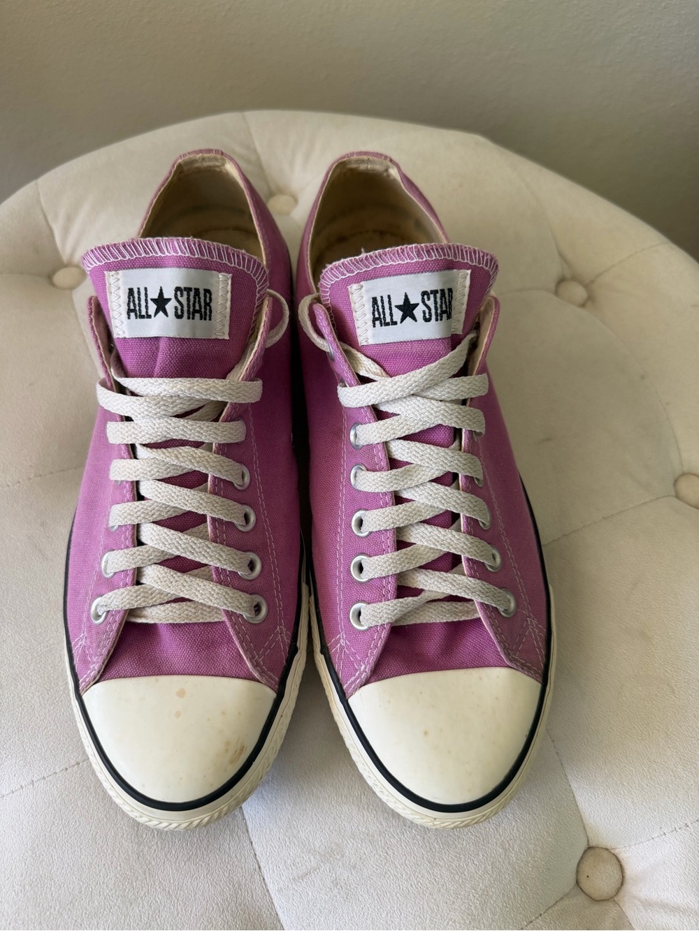 Converse Pink Women's Canvas Low Top Sneakers size 12 women
